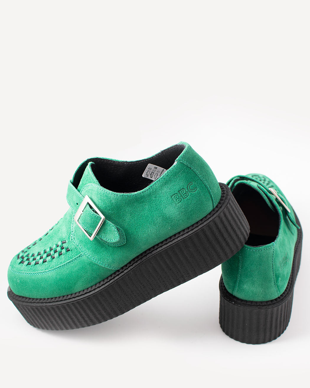 Bei PICK UP in Düsseldorf findest Du BBC, 16027, Creeper shoe, turquoise, suede UMD  und viel mehr von BBC
