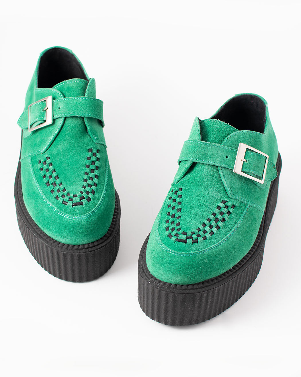 Bei PICK UP in Düsseldorf findest Du BBC, 16027, Creeper shoe, turquoise, suede UMD  und viel mehr von BBC
