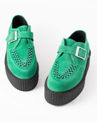 Bei PICK UP in Düsseldorf findest Du BBC, 16027, Creeper shoe, turquoise, suede UMD  und viel mehr von BBC