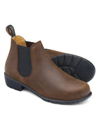 Bei PICK UP in Düsseldorf findest Du Blundstone, #1970 Low Heeled/Top Antique Brown Leather  und viel mehr von Blundstone