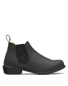 Bei PICK UP in Düsseldorf findest Du Blundstone, #1971 Low Heeled Rustic Black Leather  und viel mehr von Blundstone