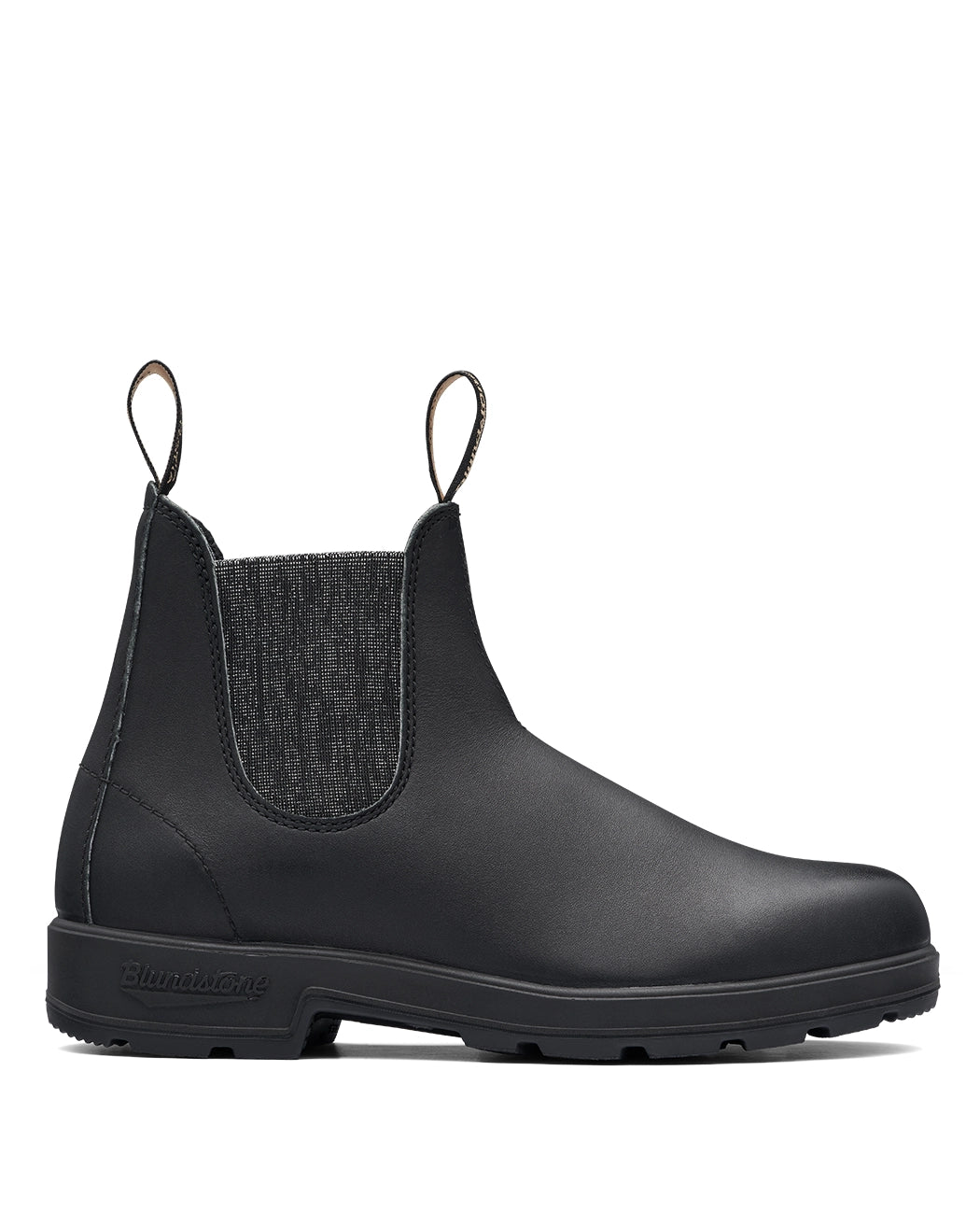 Blundstone Blundstone, #2032 Voltan Black Leather with Silver Glitter Elastic  Pick Up | Düsseldorf