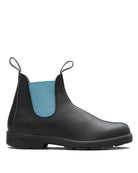 Bei PICK UP in Düsseldorf findest Du Blundstone, #2207 Black Leather with Teal Elastic  und viel mehr von Blundstone