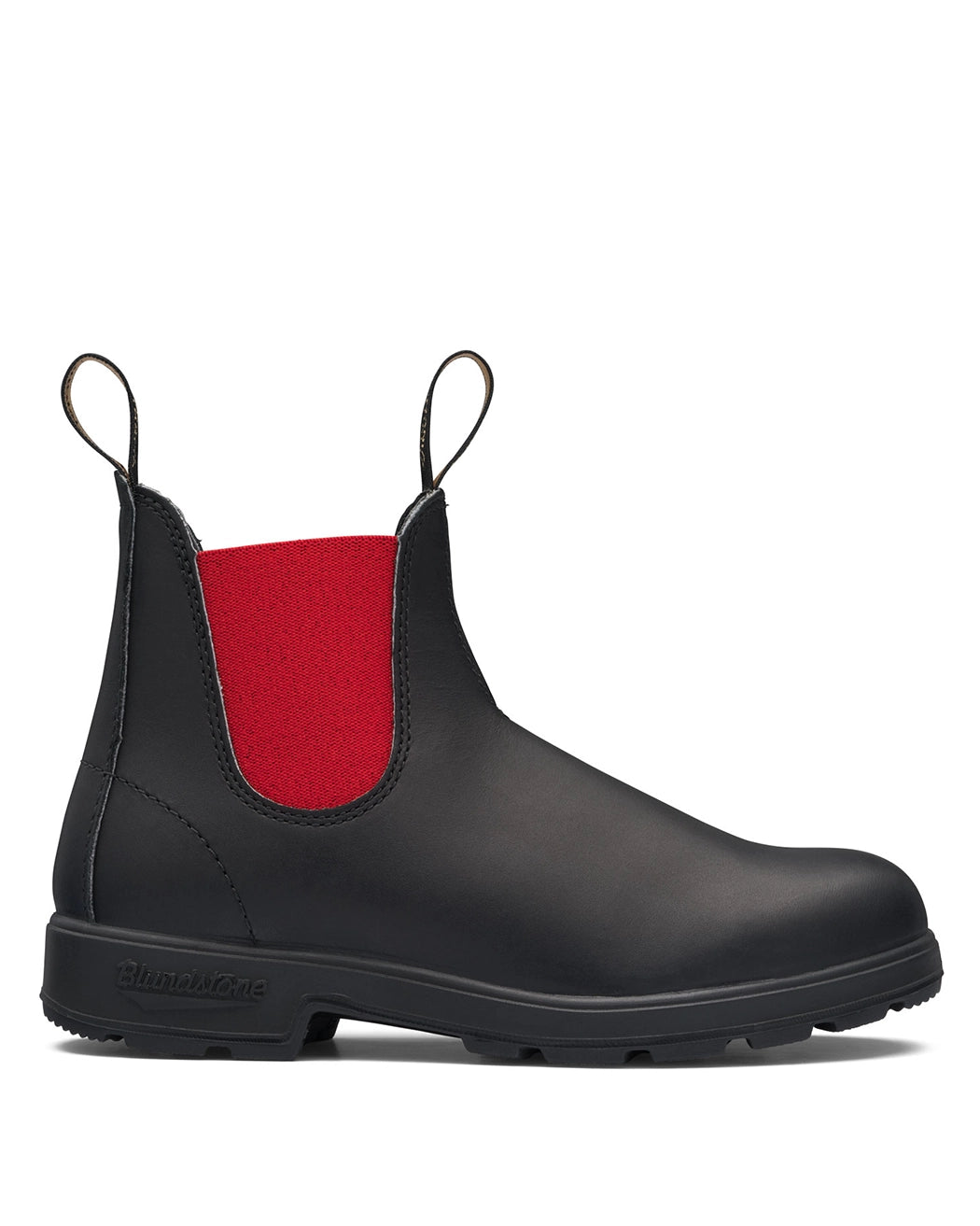 Blundstone Blundstone, #508 Voltan Black Leather with Red Elastic  Pick Up | Düsseldorf