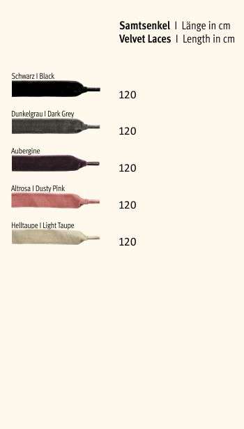 Bei PICK UP in Düsseldorf findest Du Pedag, Velvet Laces , 120 cm, Schwarz  und viel mehr von Pedag