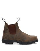 Bei PICK UP in Düsseldorf findest Du Blundstone, #584 Rustic Brown Leather  und viel mehr von Blundstone