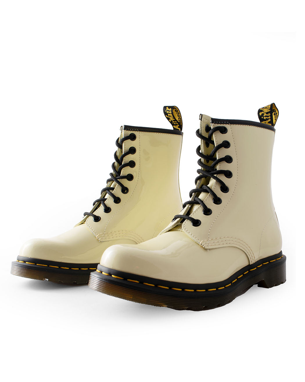 Bei PICK UP in Düsseldorf findest Du Dr. Martens, 1460 Toile Cream Patent Lamper und viel mehr von Dr. Martens