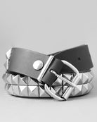 Bei PICK UP in Düsseldorf findest Du 2 Row Pyramid Belt, B22  und viel mehr von Stylex