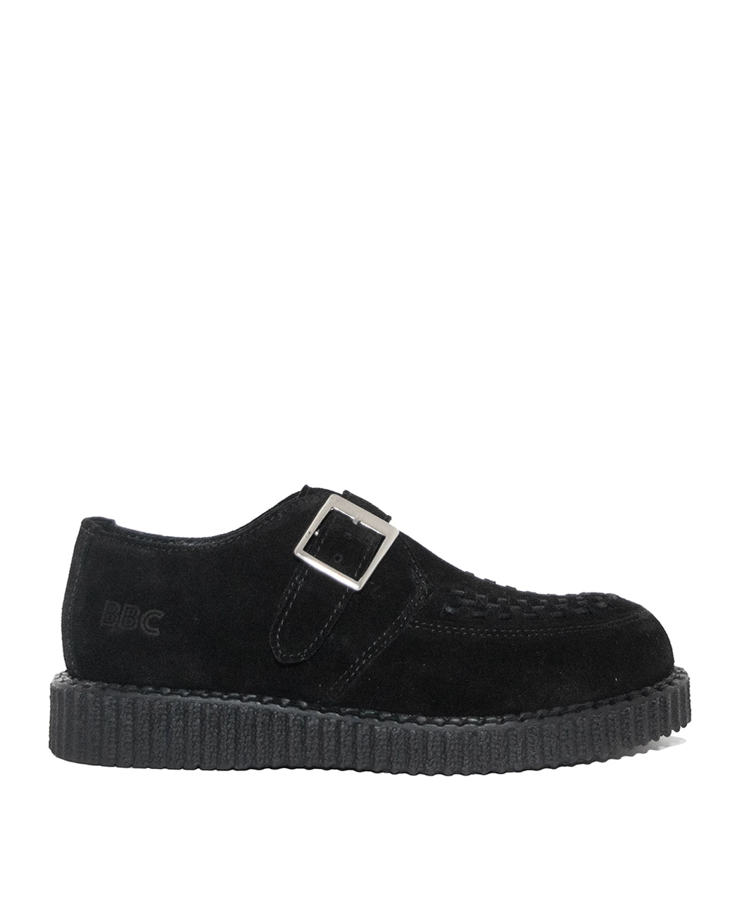 Bei PICK UP in Düsseldorf findest Du BBC, 16027, Creeper Suede Black, Buckle  und viel mehr von BBC