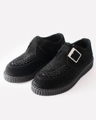 Bei PICK UP in Düsseldorf findest Du BBC, 16027, Creeper Suede Black, Buckle  und viel mehr von BBC