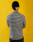 Bei PICK UP in Düsseldorf findest Du Run & Fly, Mens Striped Long Sleeve, Black/White  und viel mehr von RUN & FLY