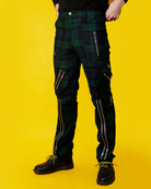 Bei PICK UP in Düsseldorf findest Du Tiger of London, Zip Bondage Tartan Pant, Green  und viel mehr von Tiger of London