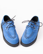 Bei PICK UP in Düsseldorf findest Du BBC, UL 49, Creeper leather shoe, blue, suede Haley  und viel mehr von BBC