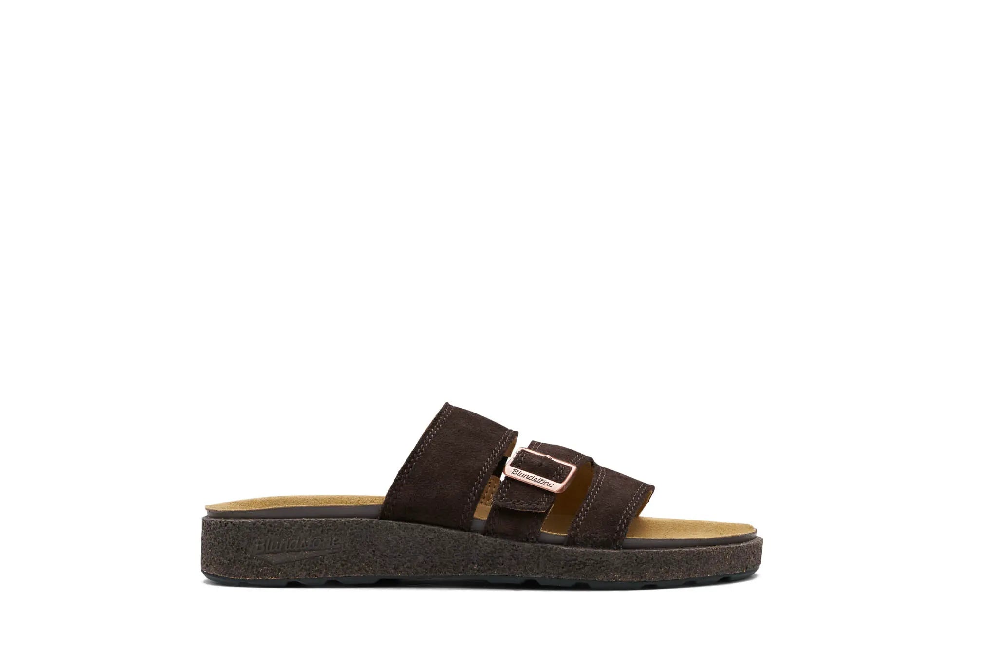 Blundstone 2696 Sandale Deepest Brown Suede – Vollansicht | PICK UP Düsseldorf