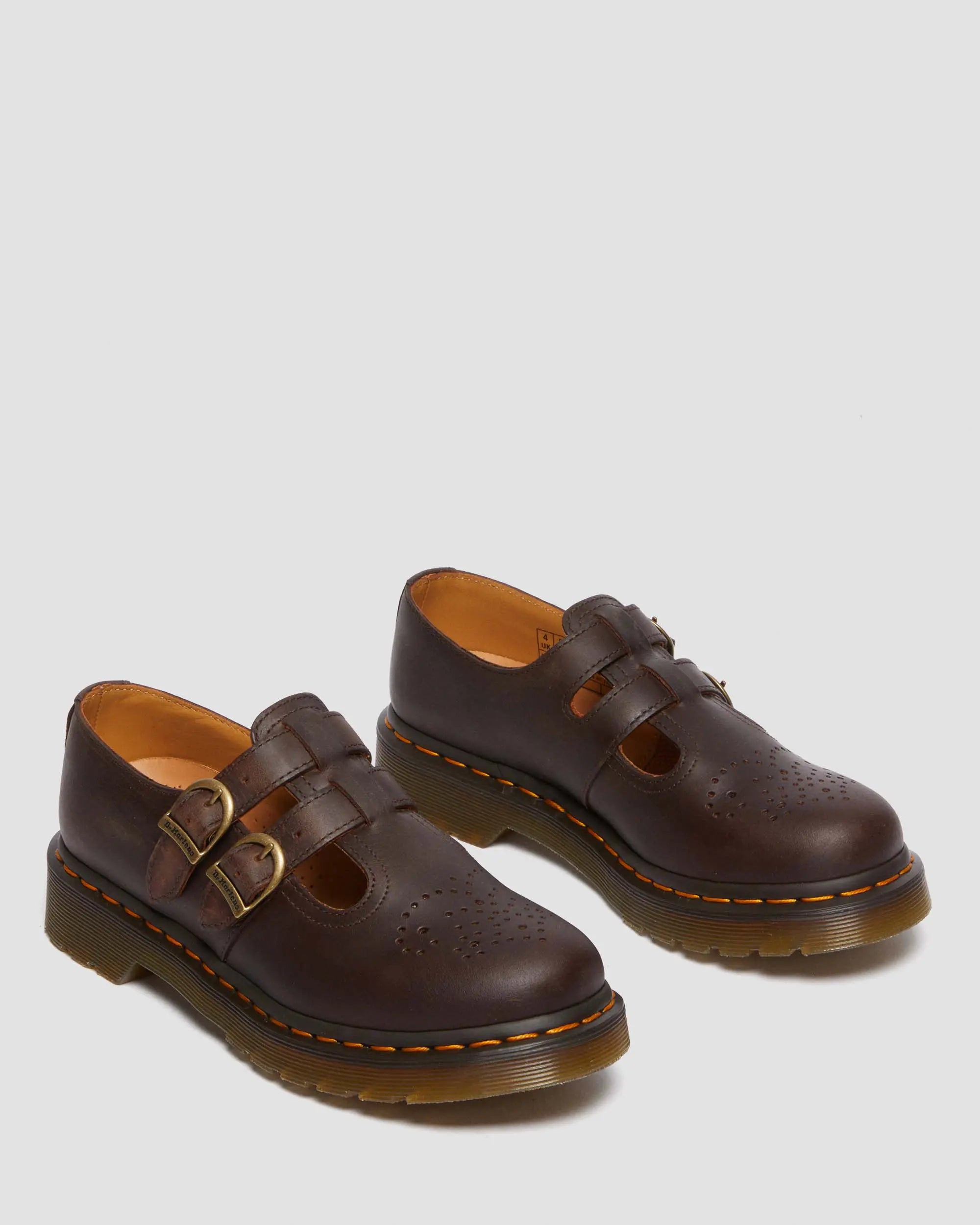 Doc martens marron sales foncé