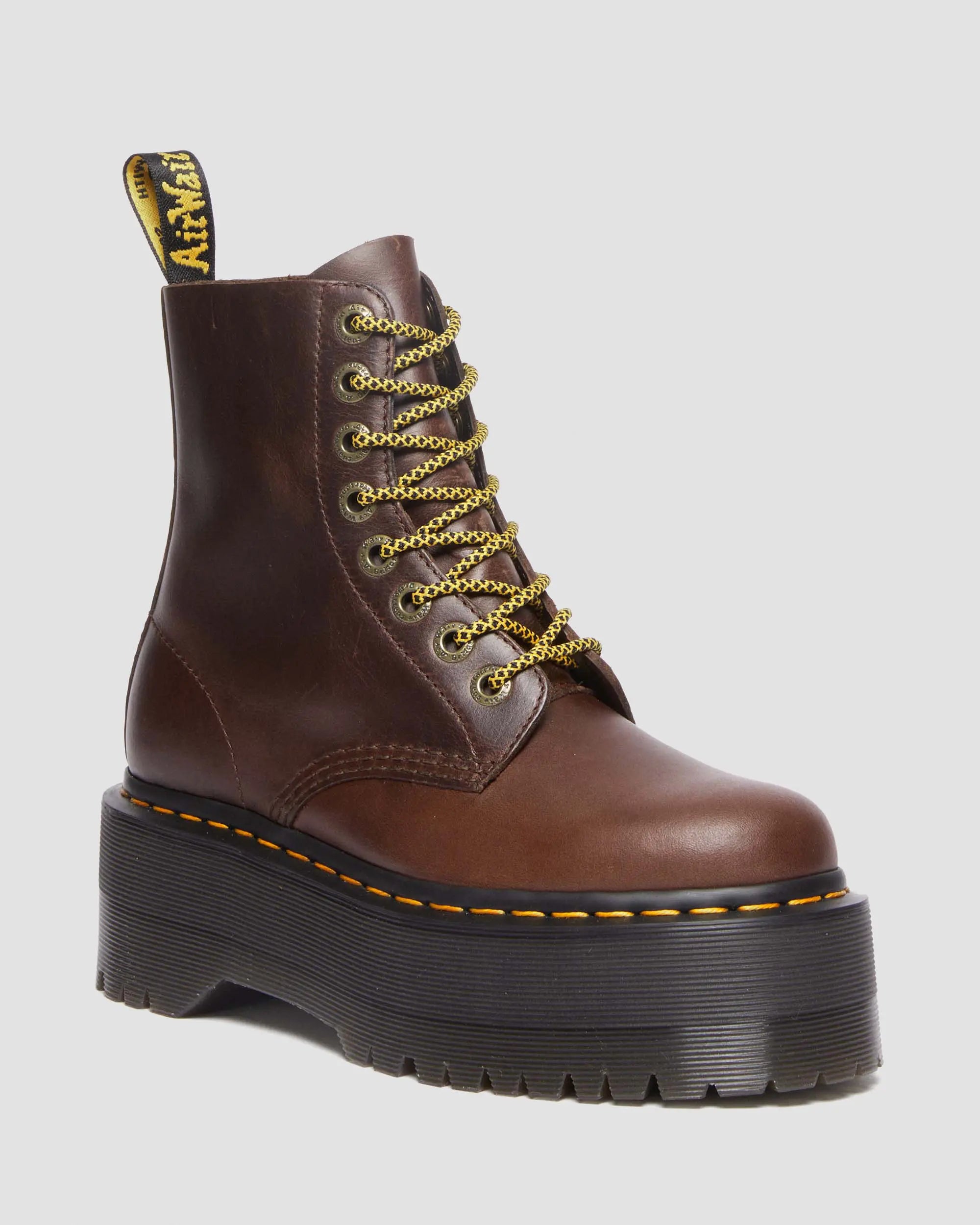 Dr. Martens 1460 Pascal Max Dark Brown Classic Pull Up