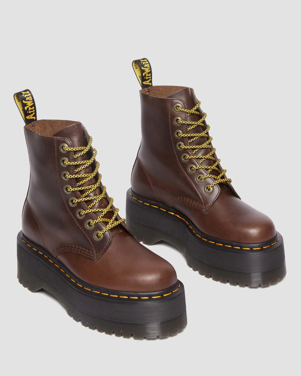 Dr. Martens, 1460 Pascal Max Dark Brown Classic Pull Up