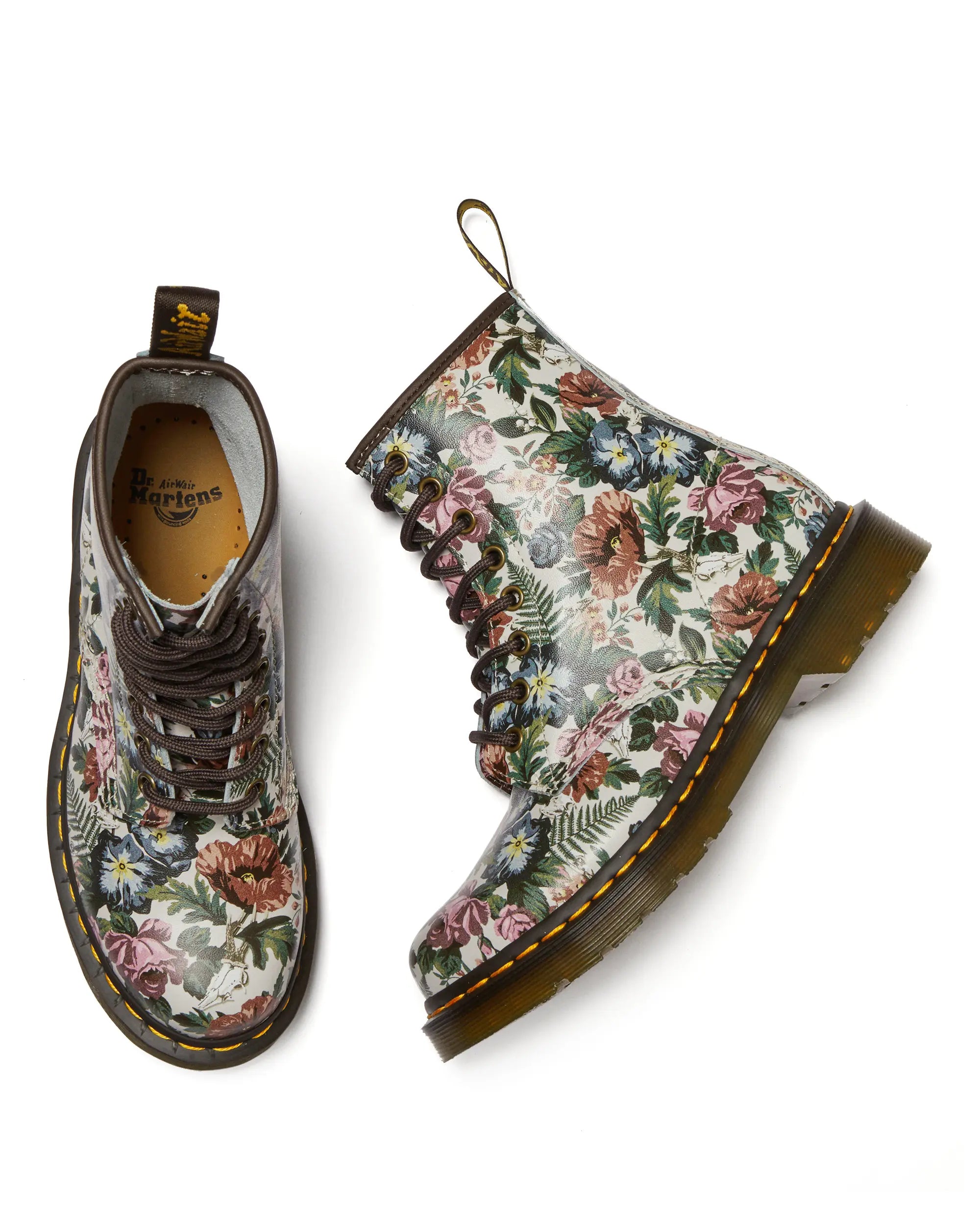 Dr. Martens 1460 W Multi Floral Garden Print Backhand