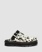 Dr. Martens Zebzag Mule Cream+Black Dalmatian Print Hair On – Rückansicht | PICK UP Düsseldorf