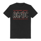 AC/DC Back In Black Europe 1980 T-Shirt – offizielles Bandshirt schwarz