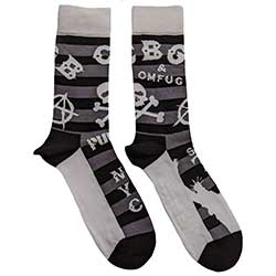 Rock Off Rock Off, CBGB Logos Striped Socks  Pick Up | Düsseldorf