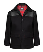 Combat Original Donkey Jacket Leatherette Shoulders Frontansicht