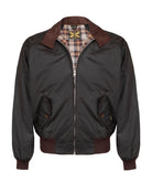 Combat Wax Harrington Jacket Brown