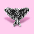 Extreme Largeness Cosmic Moth Black Emaille Pin Anstecker