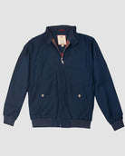 Hoxton Harrington Jacke Navy – kariertes Futter | PICK UP Düsseldorf