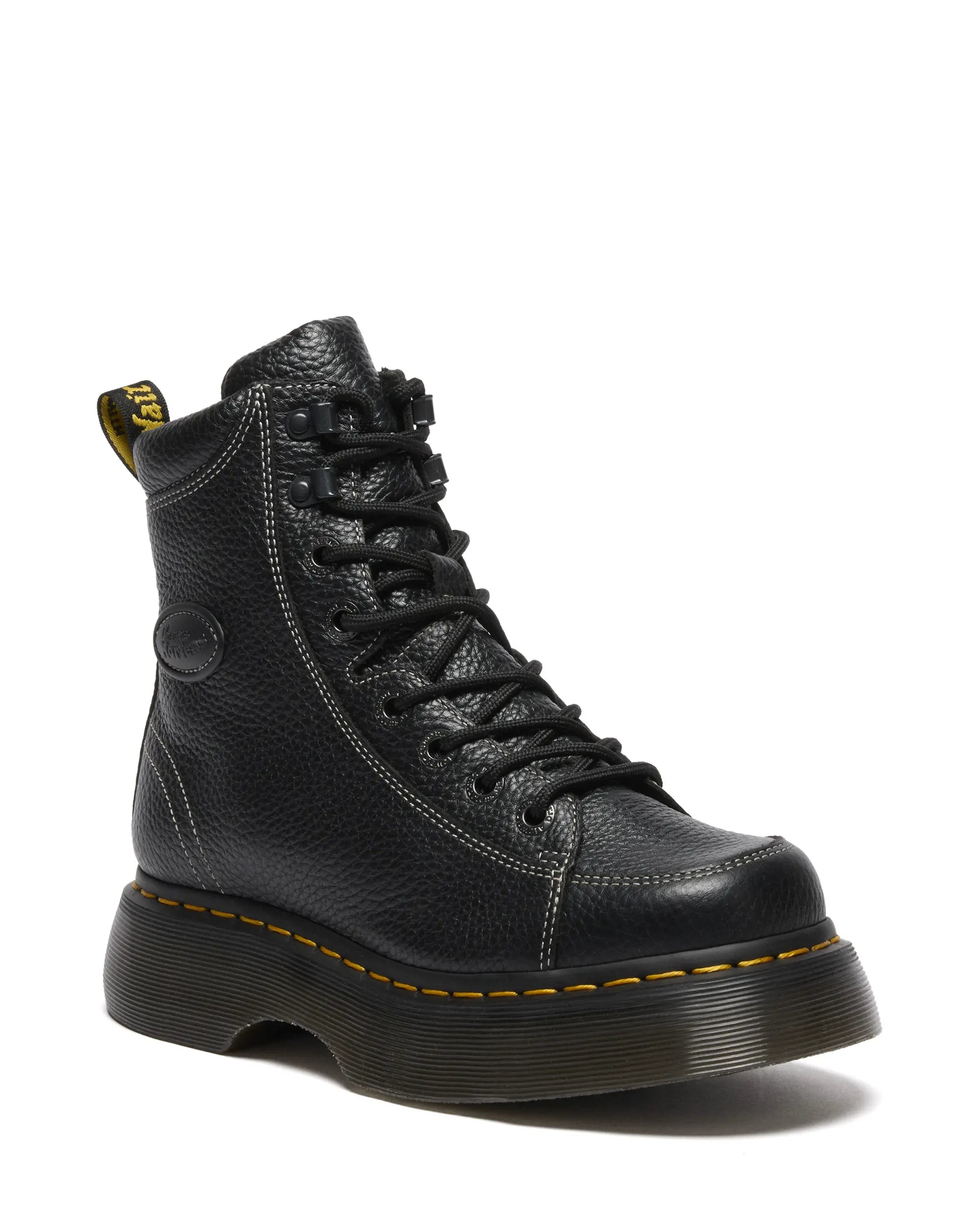 Dr. Martens Buzz 8i Boot Black Milled Nappa Leder
