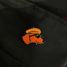  Extreme Largeness Dachshund with Sunglasses Enamel Pin – cooler Hundepin mit Sonnenbrille