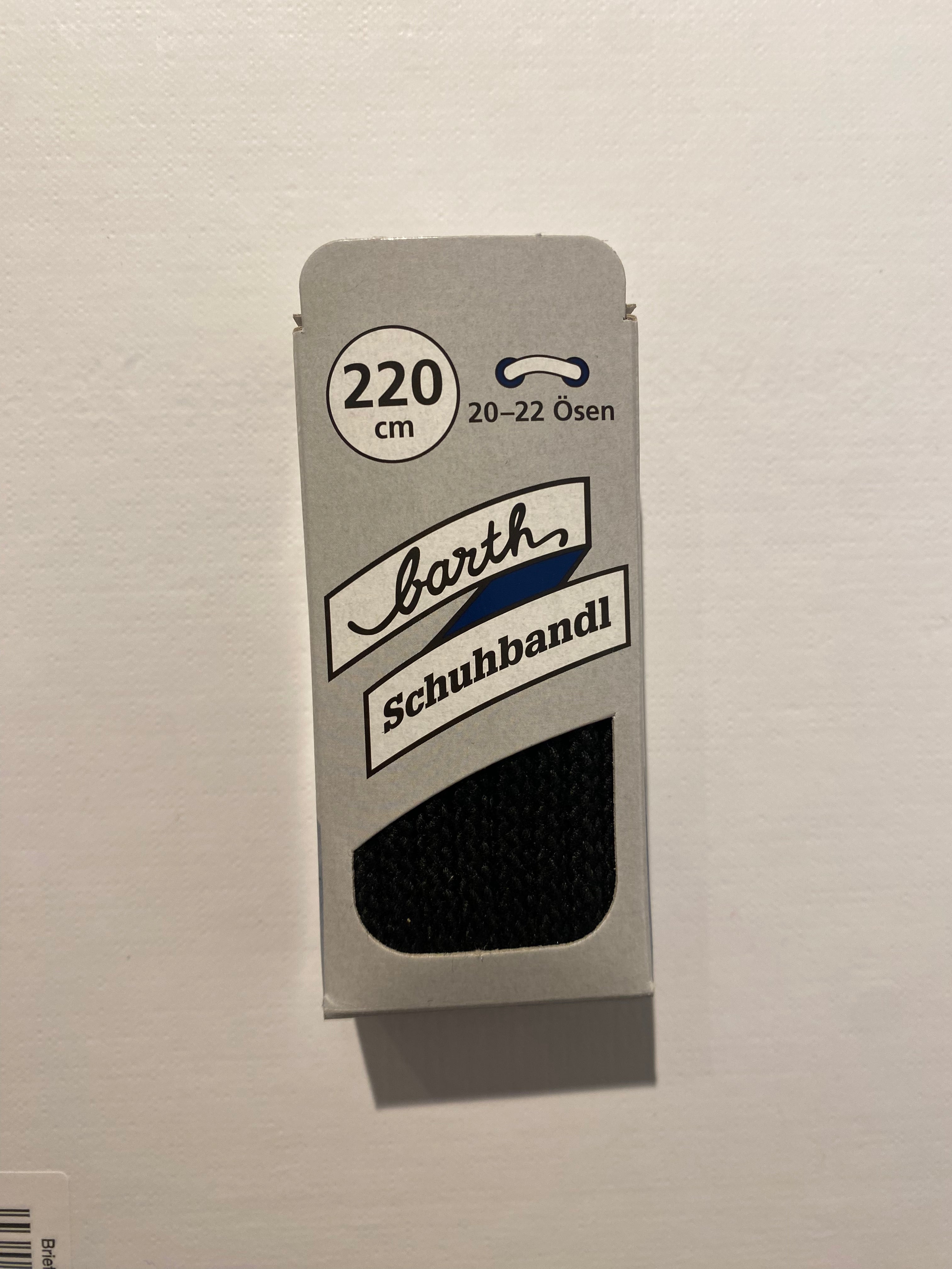 Barth, Laces , Round Black, 220cm – Produktfoto PICK UP Düsseldorf
