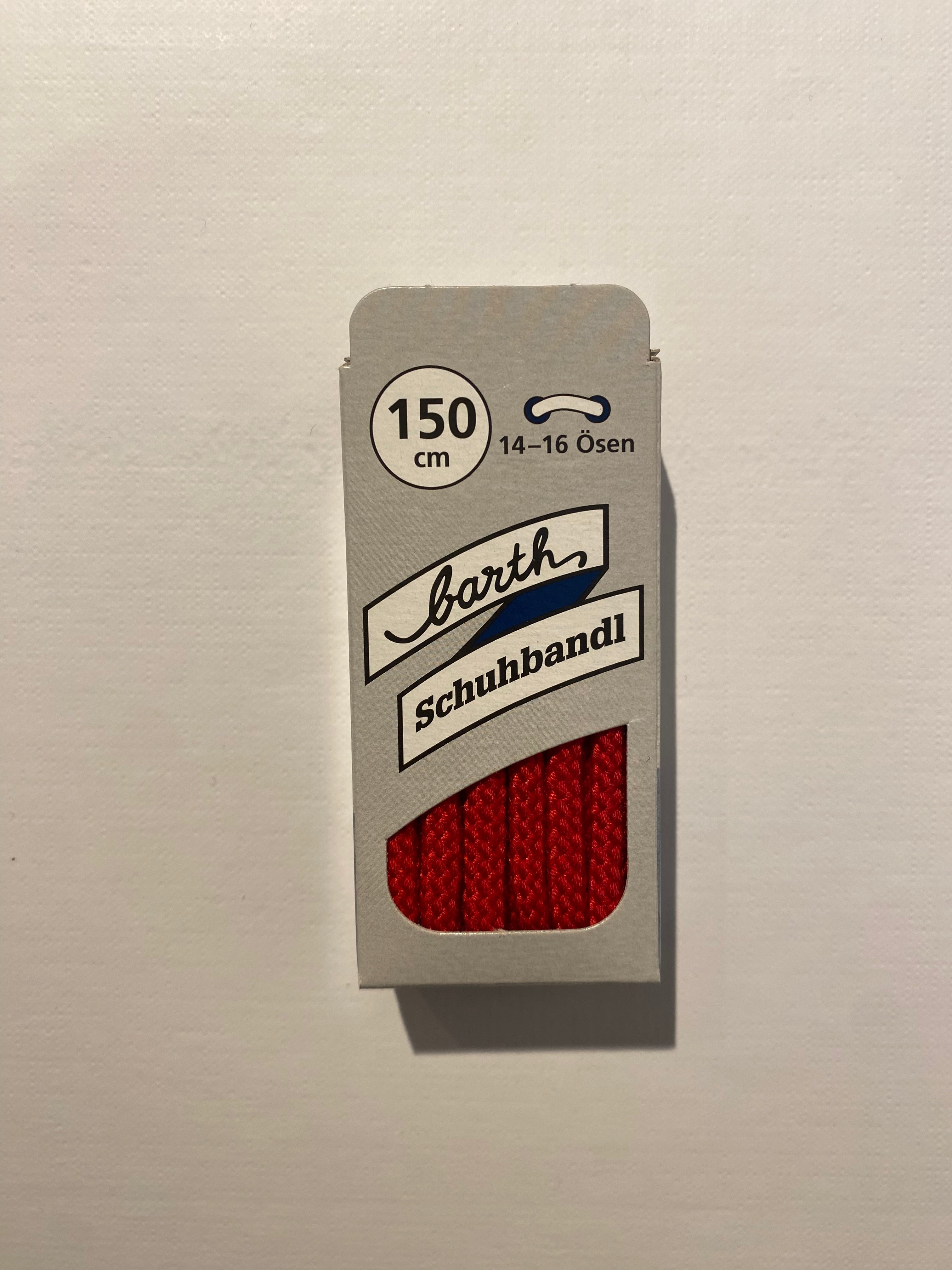 Barth, Laces , Round Red, 150 cm – Produktfoto PICK UP Düsseldorf