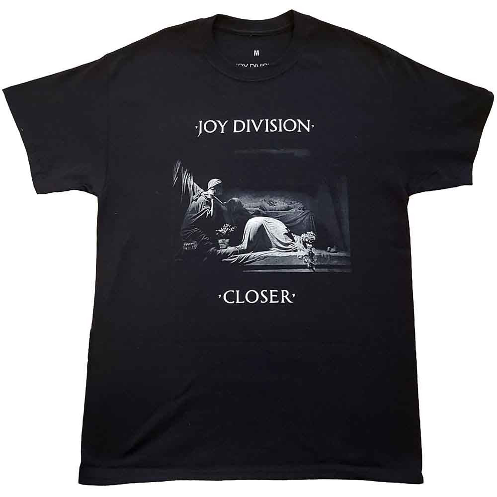 Joy Division Classic Closer Bandshirt in Schwarz mit ikonischem Album-Artwork – Post-Punk T-Shirt