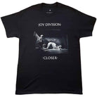 Joy Division Classic Closer Bandshirt in Schwarz mit ikonischem Album-Artwork – Post-Punk T-Shirt