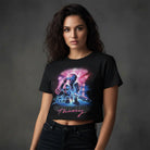Muse Simulation Theory Crop Top Modelfoto – offizielles Damen-Bandmerch | PICK UP Düsseldorf