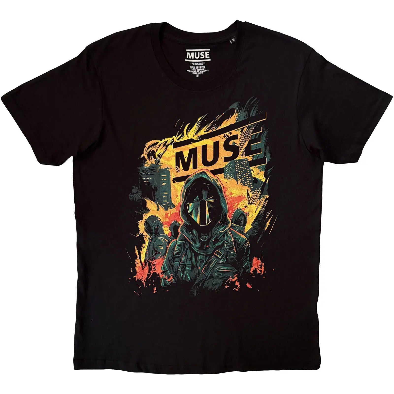 Bandshirt, Muse, Burning – Produktansicht | PICK UP Düsseldorf