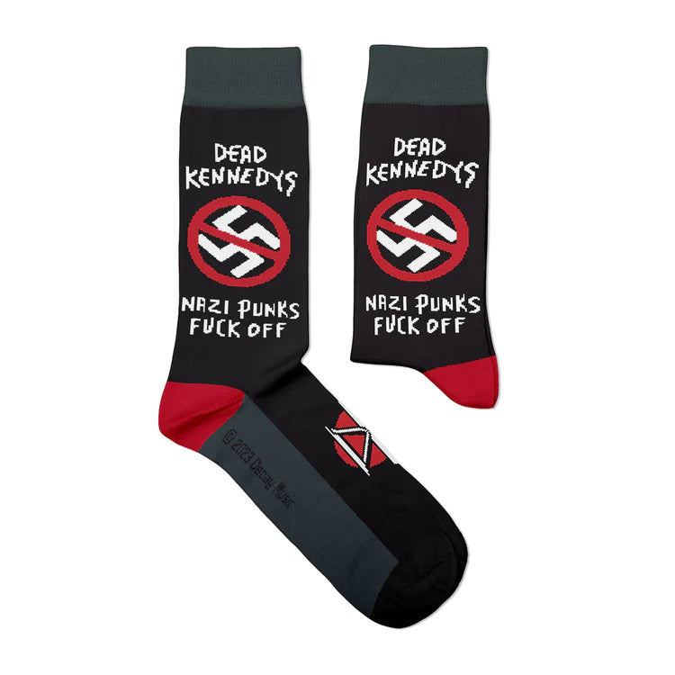 Bei PICK UP in Düsseldorf findest Du Sock Affairs, Dead Kennedys, F*** Off Socks  und viel mehr von Heel Tread LDA