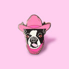Extreme Largeness, DOG COWBOY ENAMEL PIN – Vollansicht | PICK UP Düsseldorf