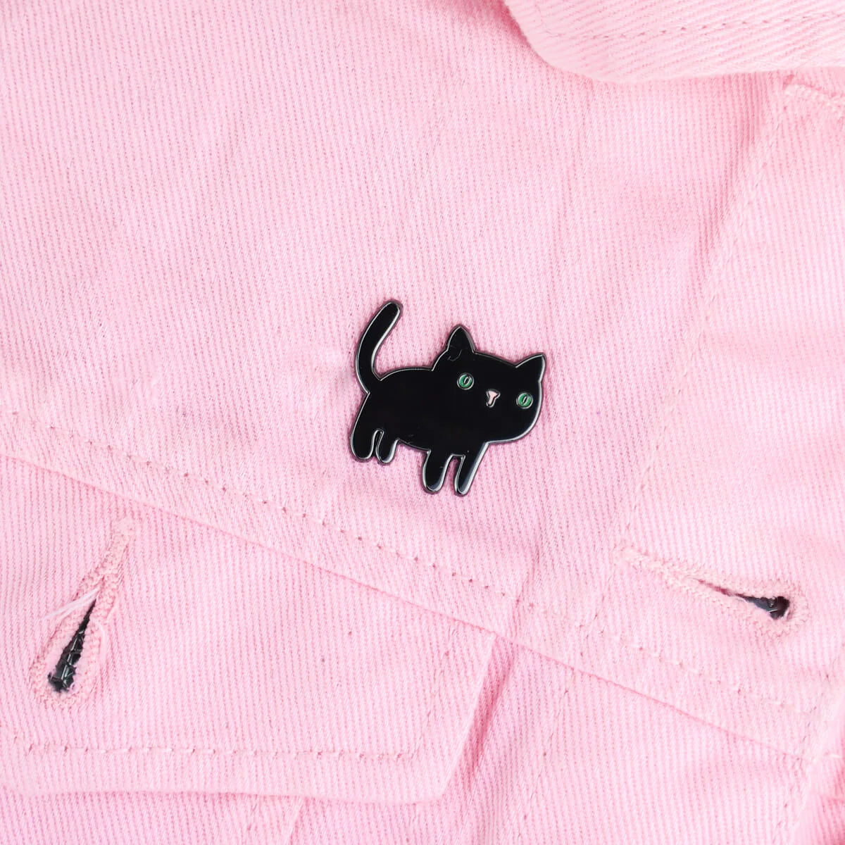 Extreme Largeness Black Cat Emaille Pin Anstecker