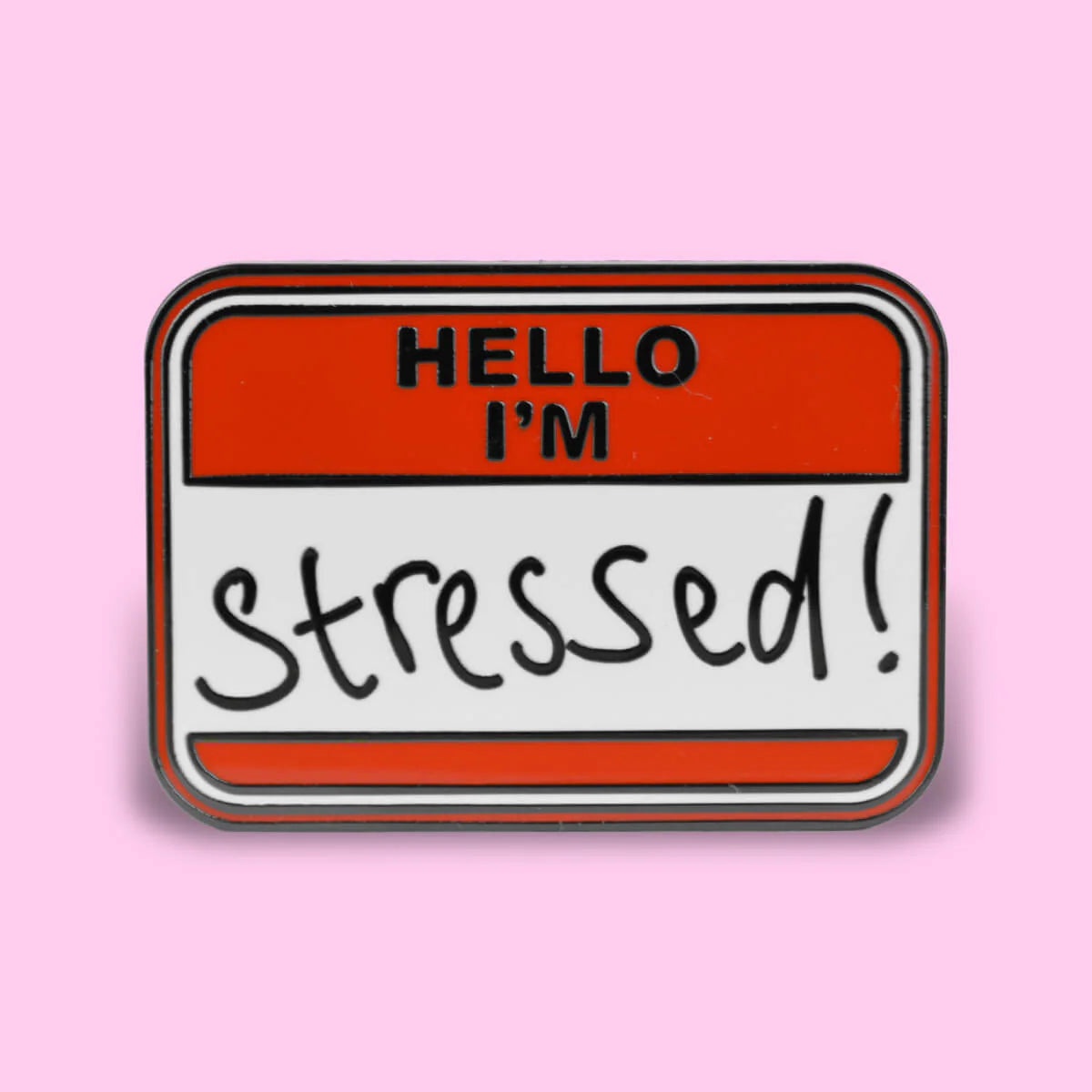 Extreme Largeness,&nbsp;Inna Pins – Hello, I’m… Stressed! Enamel Pin – Vollansicht | PICK UP Düsseldorf