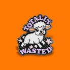 Totally Wasted Enamel Pin von Extreme Largeness Schriftzug Pin