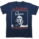 Bandshirt, Queen, We Are The Champions We Will Rock You – Produktansicht | PICK UP Düsseldorf