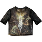 Slipknot TESF Profile Mesh Crop Rückseite – offizielles Damen-Bandmerch | PICK UP Düsseldorf