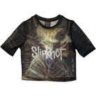 Slipknot TESF Profile Mesh Crop Front – offizielles Damen-Bandmerch | PICK UP Düsseldorf