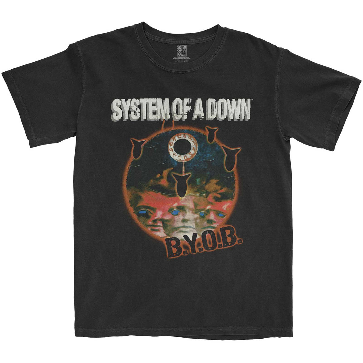Bandshirt, System Of A Down, BYOB Classic