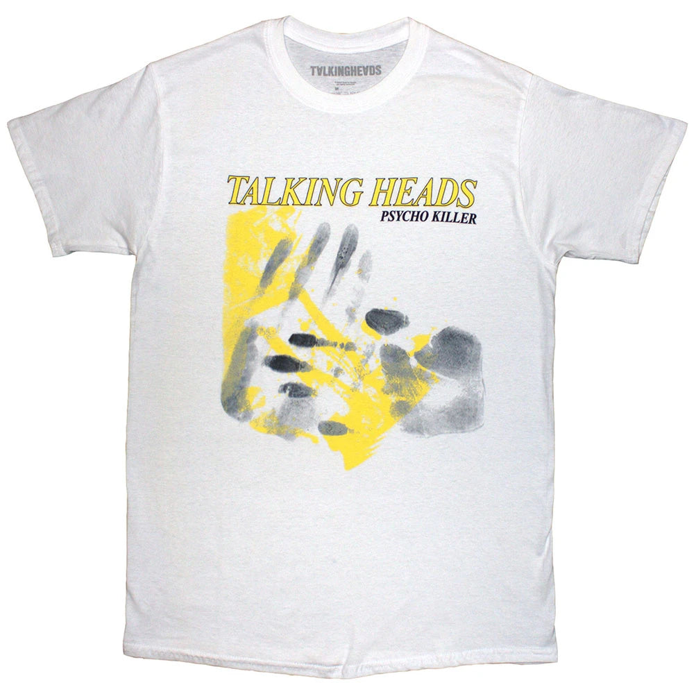 Bandshirt, Talking Heads, Psycho Killer Hands – Produktansicht | PICK UP Düsseldorf