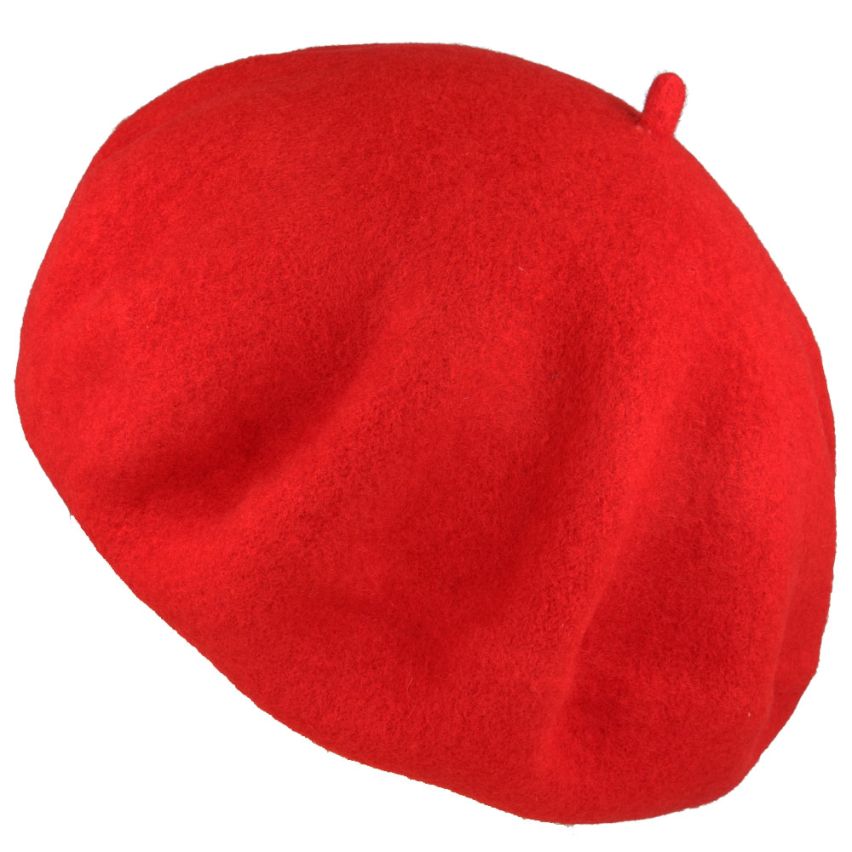 MAZ MAZ, 100% Pure Wool French Beret, Red  Pick Up | Düsseldorf