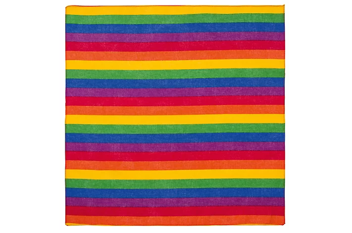 PICK UP 78, Bandana, rainbow – Vollansicht | PICK UP Düsseldorf