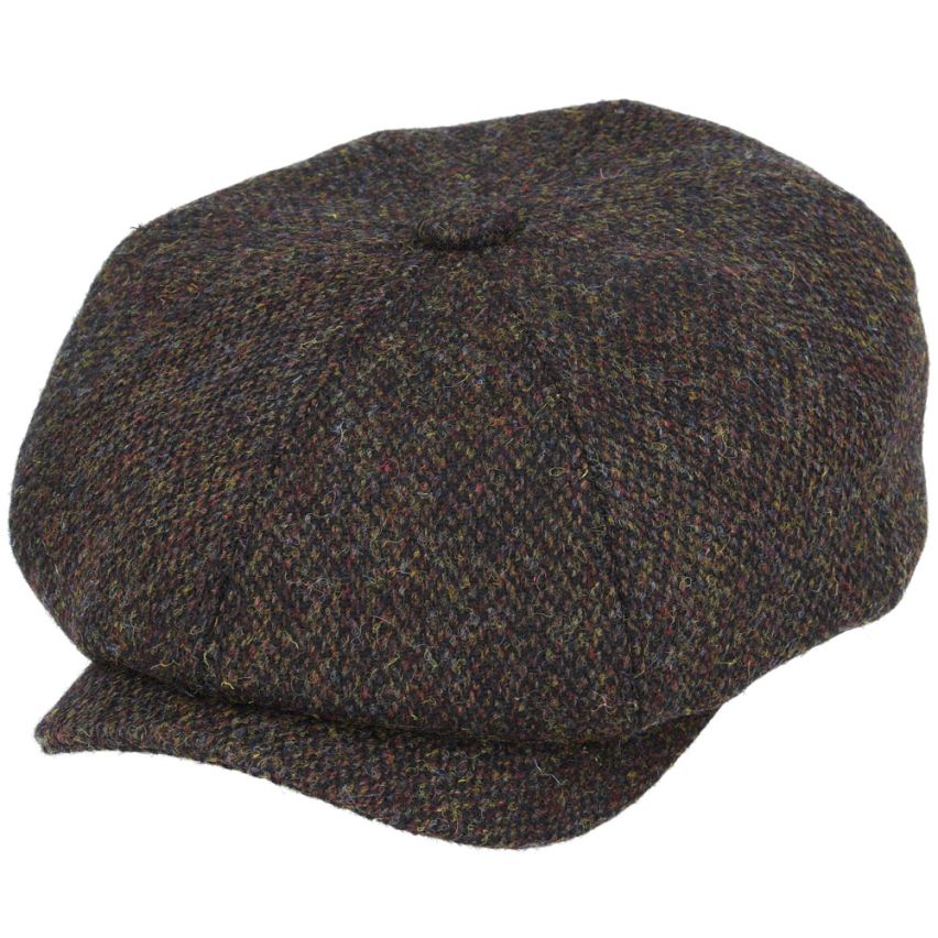 MAZ MAZ, Gladwin Bond Harris Tweed Wool Newsboy Cap, Dark Green  Pick Up | Düsseldorf